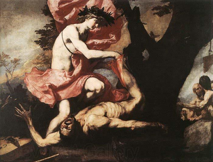 Jusepe de Ribera Apollo Flaying Marsyas France oil painting art